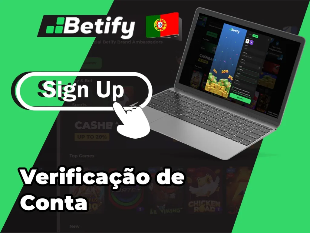 Processo de verificação da conta dos jogadores