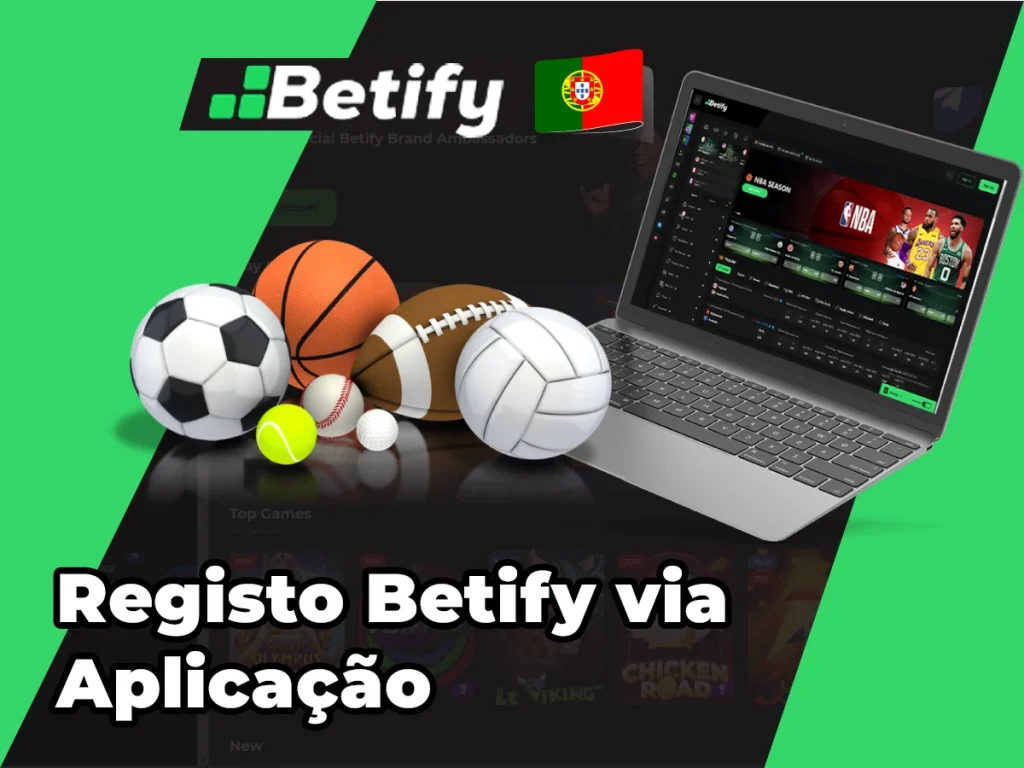 Como se registar na Betify através da aplicação móvel