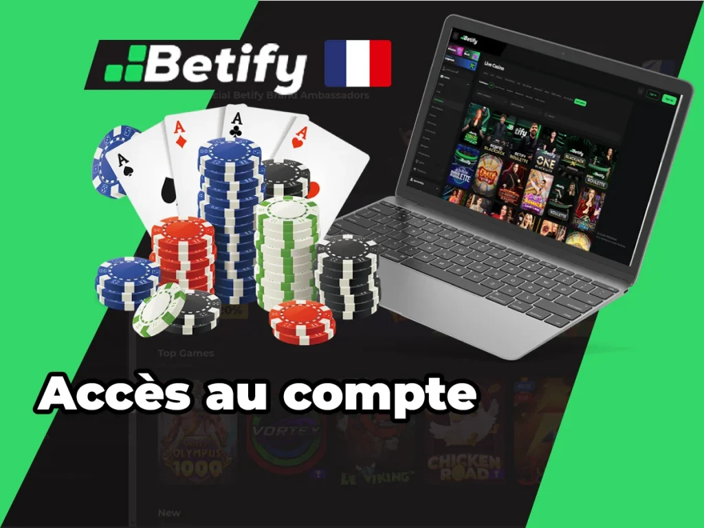 Étapes pour accéder à votre compte personnel sur Betify
