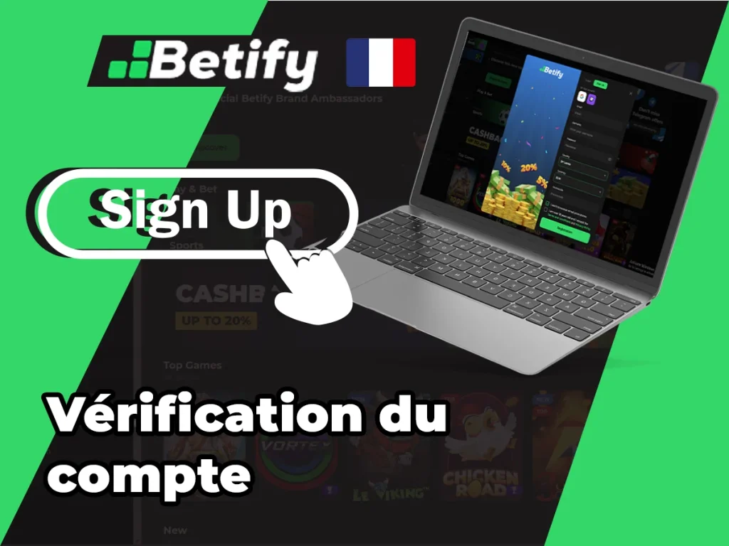 Processus de vérification du compte des joueurs