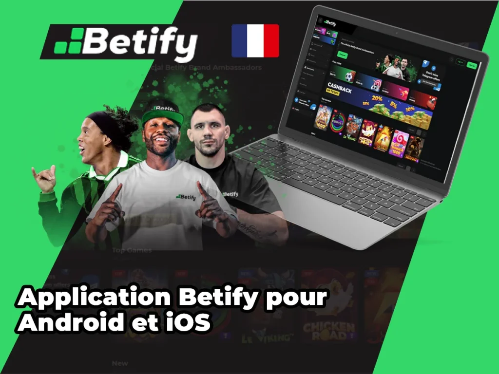 Aplicação Betify para dispositivos Android e iOS