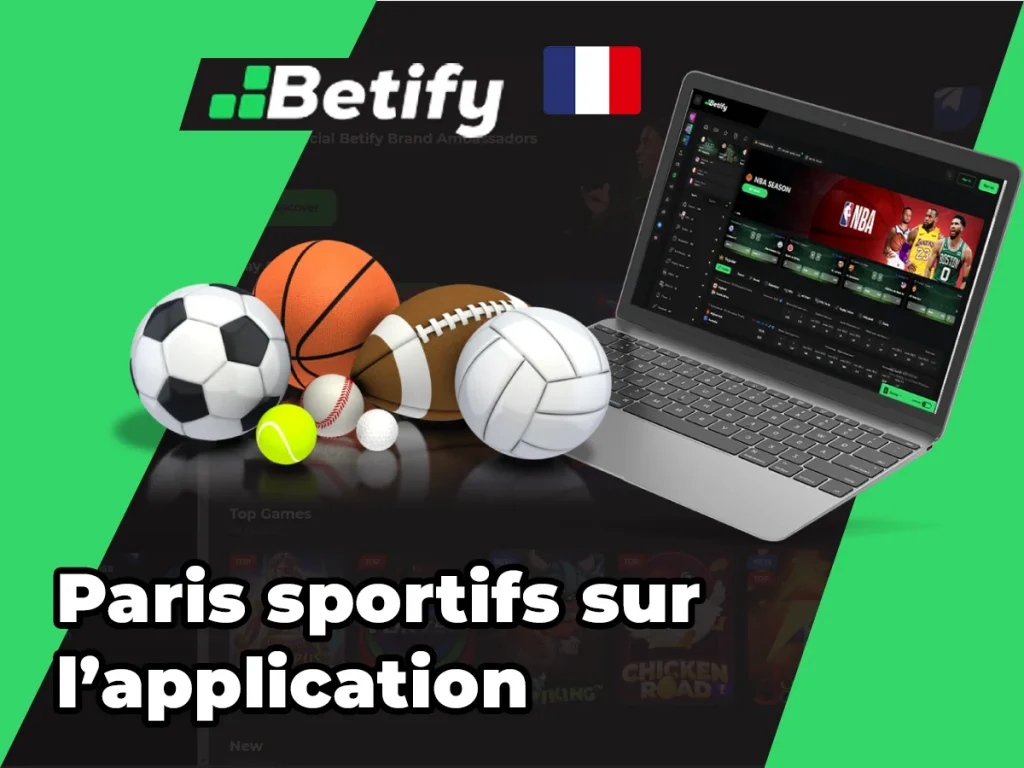 Paris sportifs sur l’application mobile